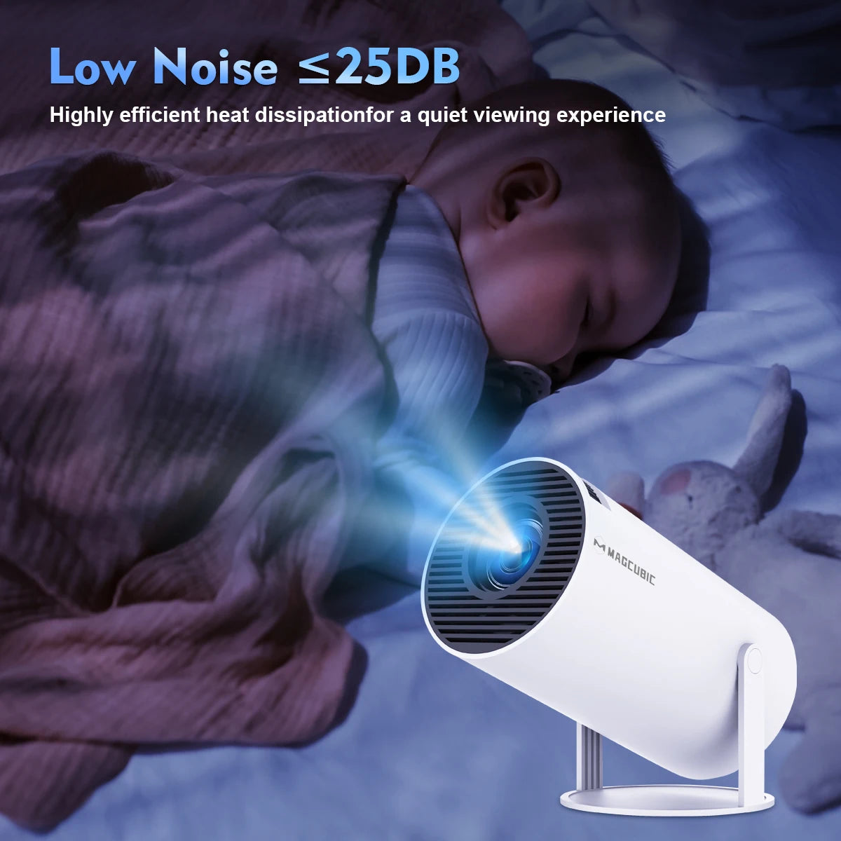 Magcubic Projector HY300 Pro 4K Dual Wifi6 290ANSI BT5.0 1080P 1280*720P Home Cinema Outdoor Projetor