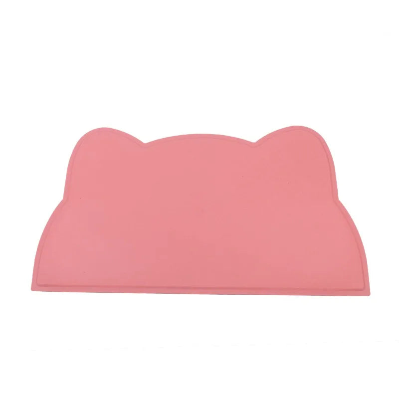 Silicone Pet Feeding Mat - Non-Slip Waterproof Food Bowl Placemat