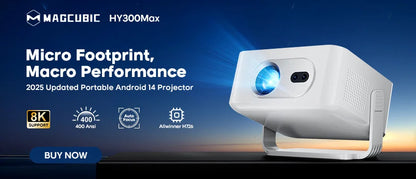 Magcubic Projector HY300 Pro 4K Dual Wifi6 290ANSI BT5.0 1080P 1280*720P Home Cinema Outdoor Projetor