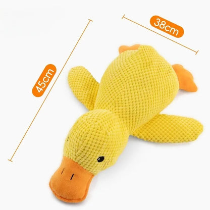 Calming Duck Plush Toy - Squeaky Comfort Toy for Anxious Dogs & Puppies