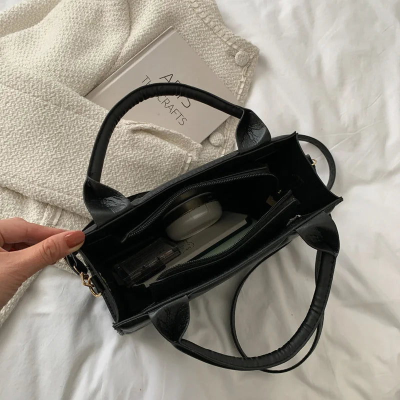 Fashion Plaid Crossbody Handbag - Large Capacity Shoulder Bag for Women