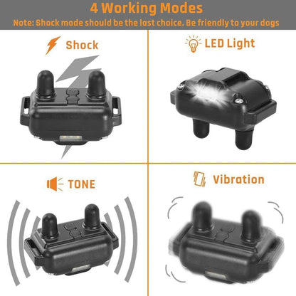 800m Digital Dog Training Collar Waterproof Rechargeable Remote Control Pet with LCD Display for All Size Shock Vibration Sound