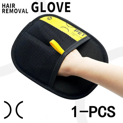 Electrostatic Pet Hair Removal Glove - Two-Way Brush for Dogs & Cats