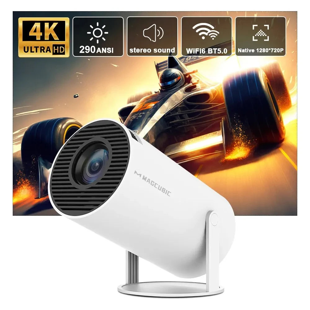 Magcubic Projector HY300 Pro 4K Dual Wifi6 290ANSI BT5.0 1080P 1280*720P Home Cinema Outdoor Projetor