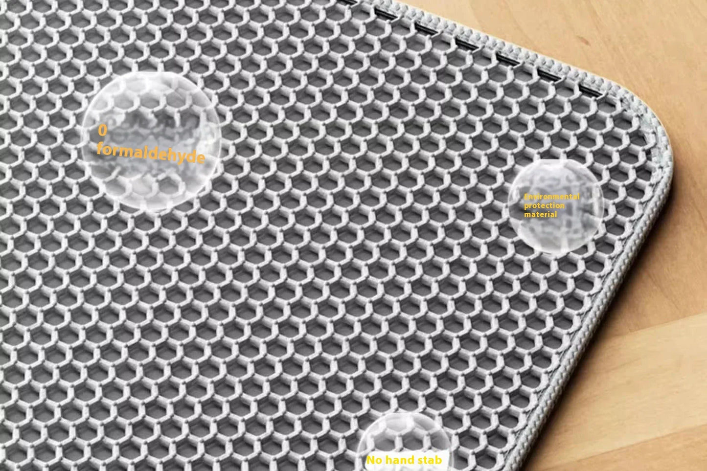 Extra Large Cat Litter Mat Heavy Duty Waterproof 2 Layer Non Slip Washable Pet Floor Protector Litter Box Sand Stopper