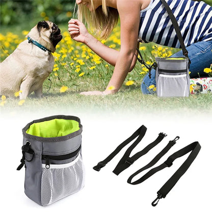 Dog Training Treat Pouch - Hands-Free Crossbody Bag for Dog Walking