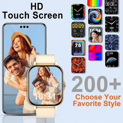 KESHUYOU 2025 New Smart Watch Bluetooth Talking Blood Oxygen/Blood Pressure Monitor Smart Watch for Women Men Holiday Gift