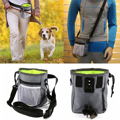 Dog Training Treat Pouch - Hands-Free Crossbody Bag for Dog Walking