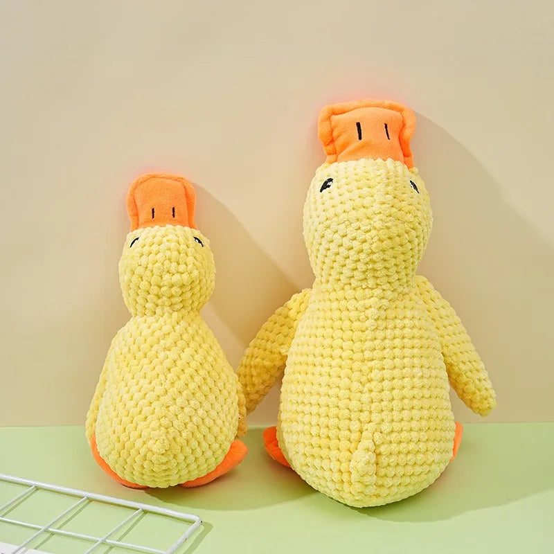 Calming Duck Plush Toy - Squeaky Comfort Toy for Anxious Dogs & Puppies