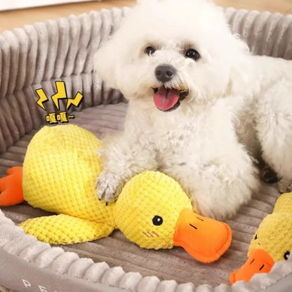 Calming Duck Plush Toy - Squeaky Comfort Toy for Anxious Dogs & Puppies
