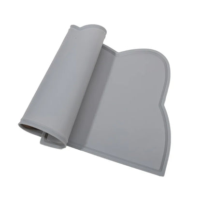 Silicone Pet Feeding Mat - Non-Slip Waterproof Food Bowl Placemat