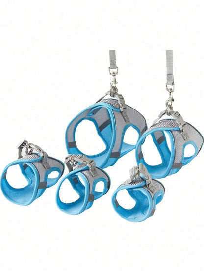 Escape-Proof Dog Harness and Leash Set for Small Dogs Cats Puppy Harness Vest Reflective Kitten Walking Lead Leash Pet Supplies