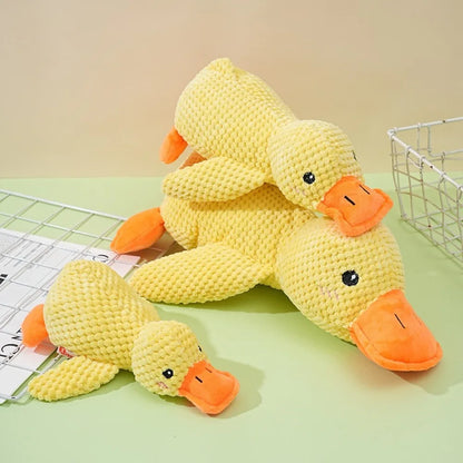 Calming Duck Plush Toy - Squeaky Comfort Toy for Anxious Dogs & Puppies