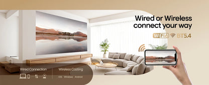 Magcubic Projector HY300 Pro 4K Dual Wifi6 290ANSI BT5.0 1080P 1280*720P Home Cinema Outdoor Projetor