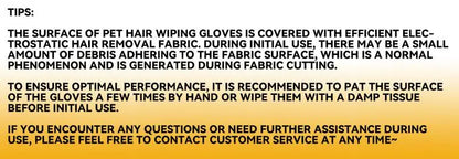 Electrostatic Pet Hair Removal Glove - Two-Way Brush for Dogs & Cats